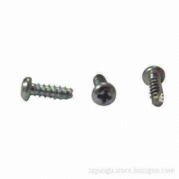 Self-tapping screw with zinc treatment